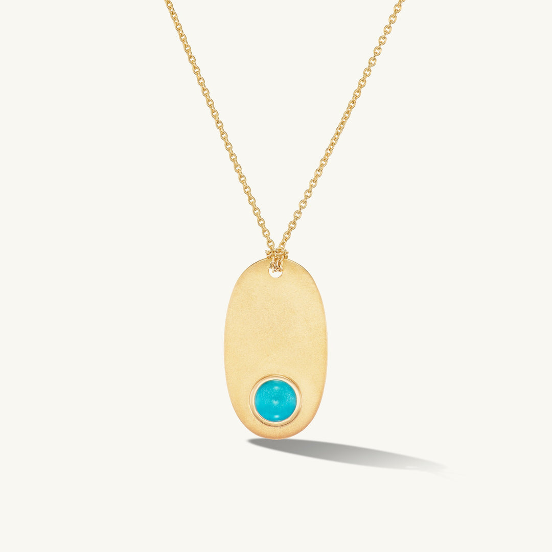 Turquoise Tag Pendant