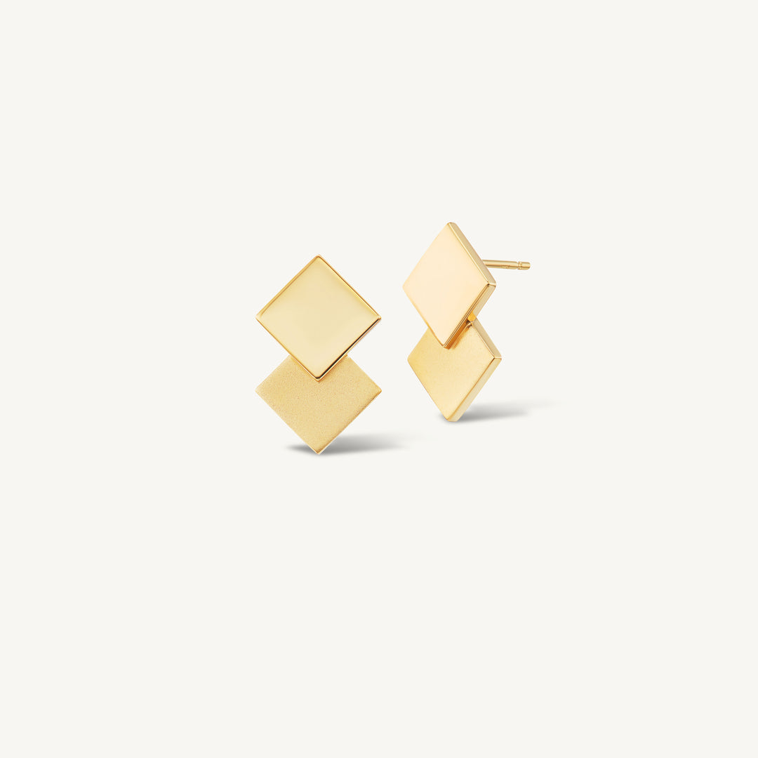 Deco Square Earrings