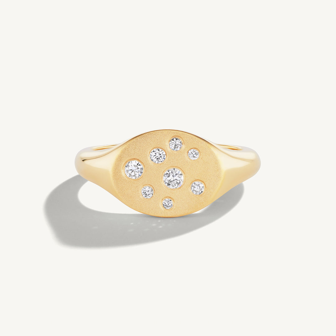 Night Sky Signet Ring