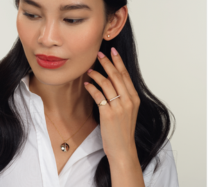 Pave Line Ring