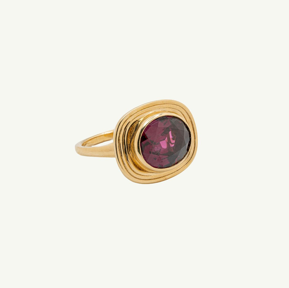 Etruscan Pink Rhodolite Ring