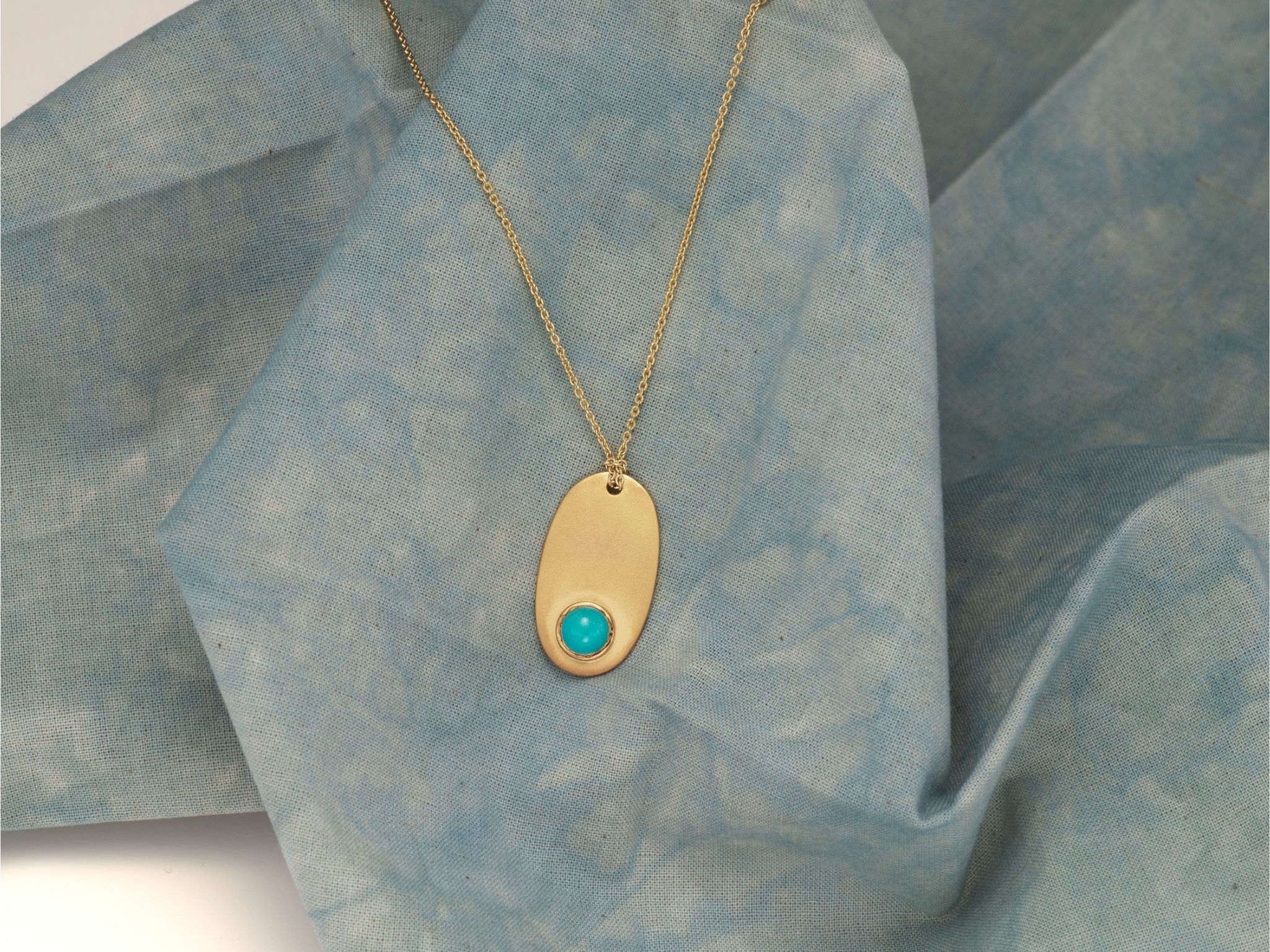 Turquoise Tag Pendant