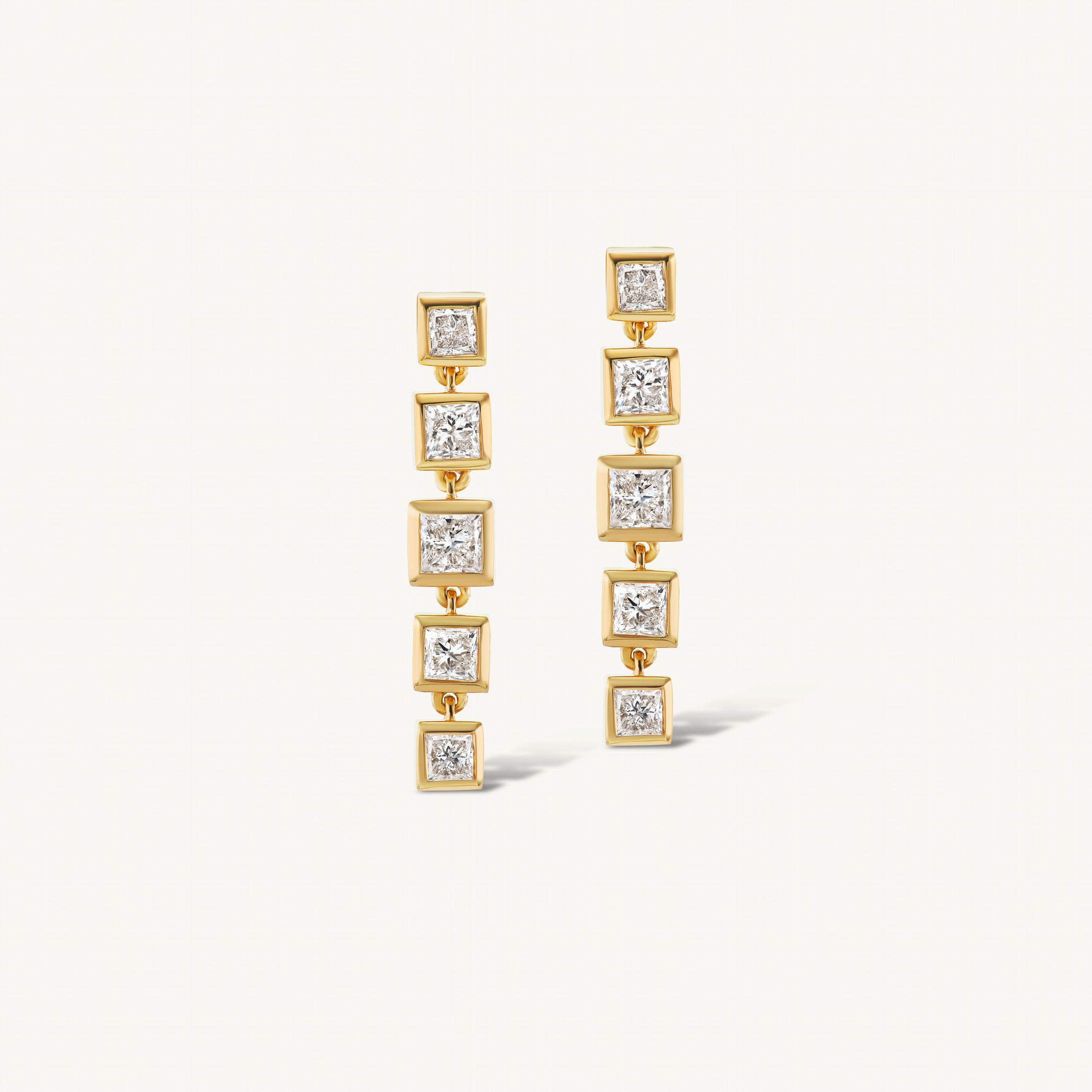 Gradient Square Drop Earring