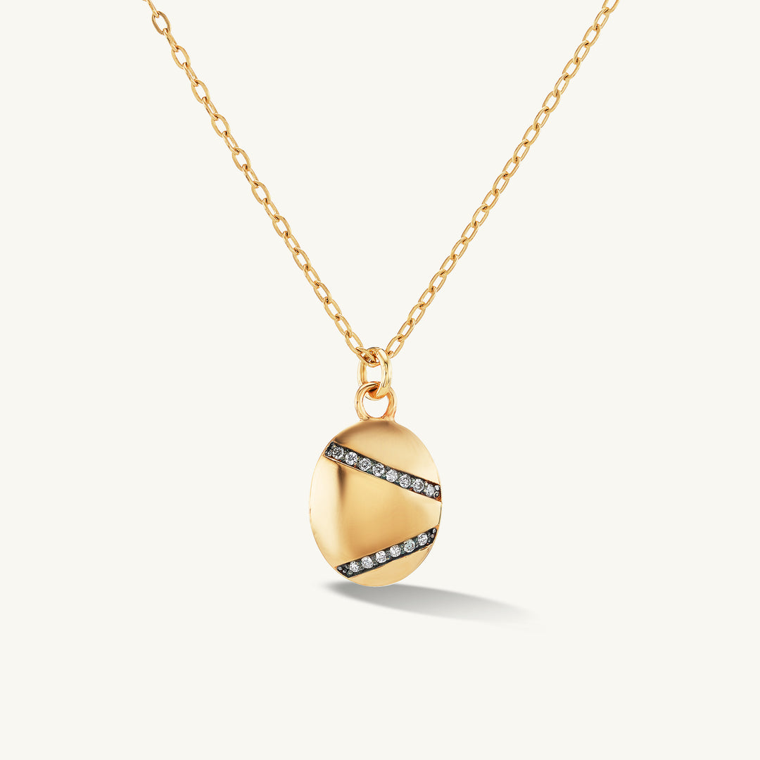 Oval Wrap Pendant